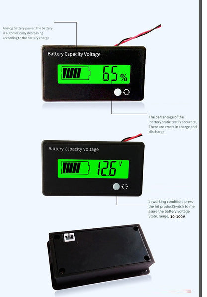 Lithium Battery Capacity Indicator