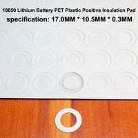 100 Pieces 18650 Insulation Ring